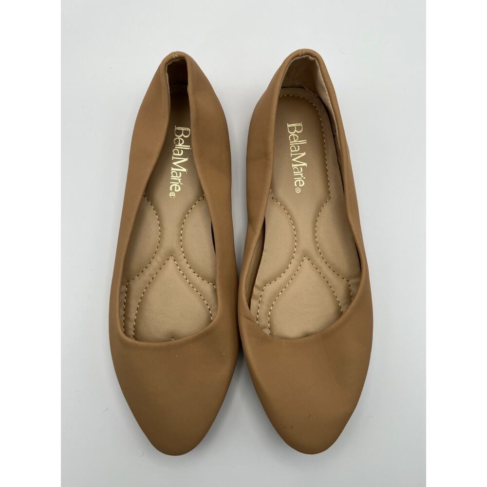 Bella Marie Tracy-8 Taupe Ballet Flats